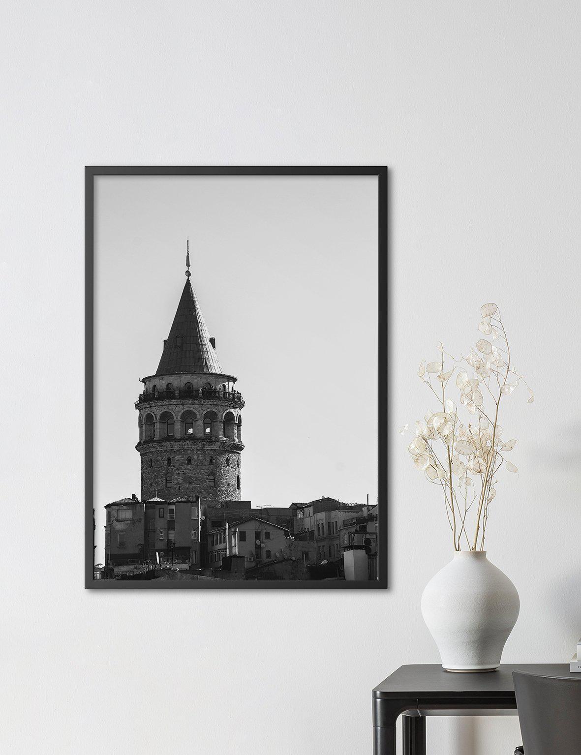 Galata Tower, Black and White - Doenvang