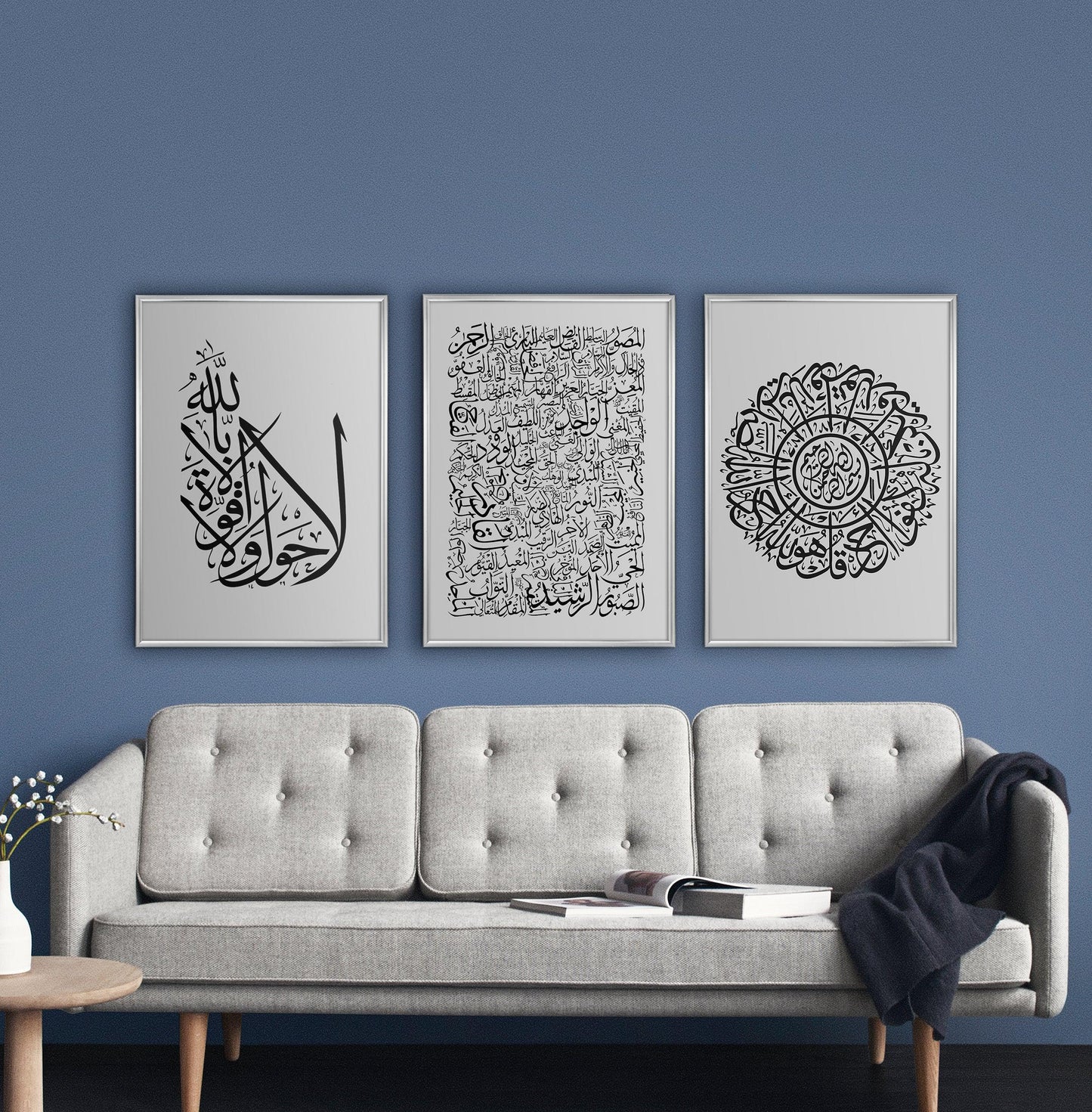 Grey Calligraphy, Large - Doenvang