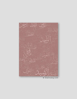 99 Names of Allah, Pink - Doenvang