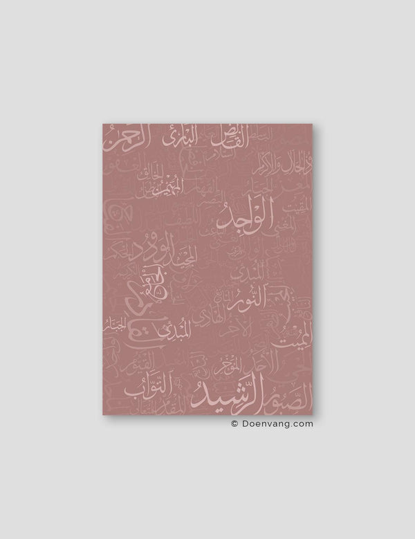 99 Names of Allah, Pink - Doenvang