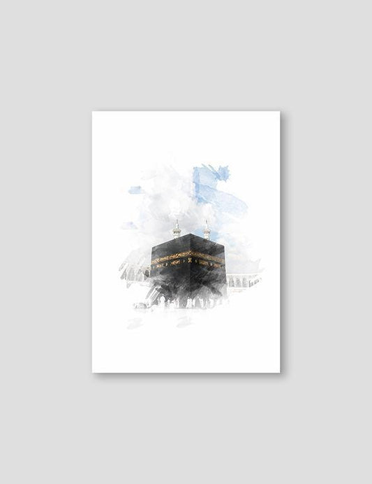 Al Haram Watercolor, Blue - Doenvang
