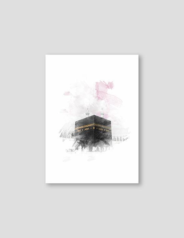Al Haram Watercolor, Pink - Doenvang