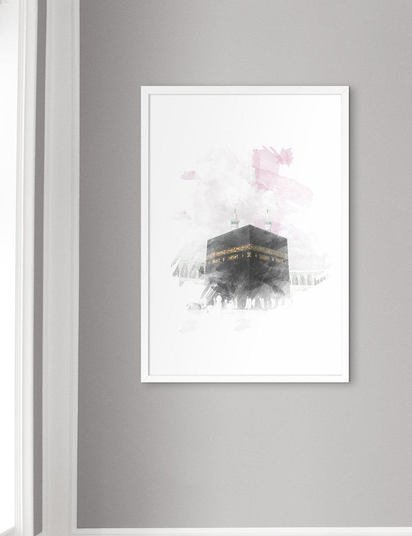 Al Haram Watercolor, Pink - Doenvang