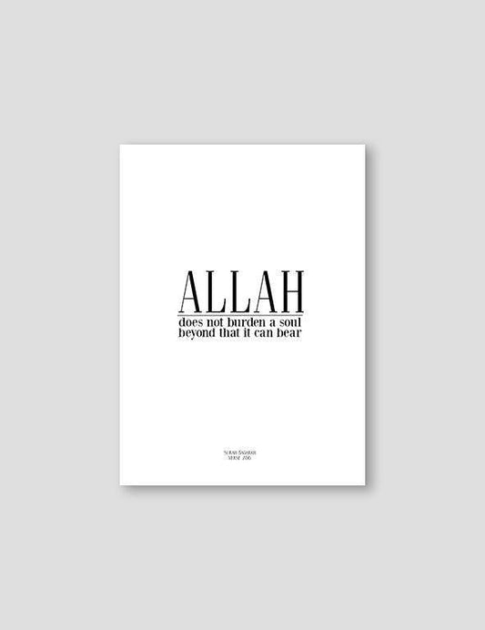 Allah Burden - Doenvang