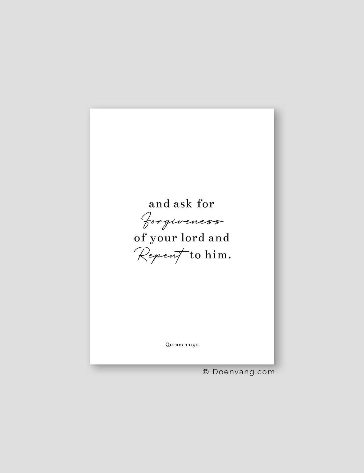 And Ask your Lord - Doenvang