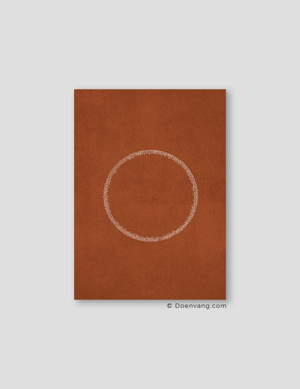 Ayath Al Kursi Circle, Earth Colors - Doenvang