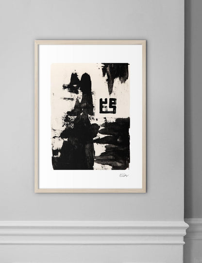 Beige Black Abstract, Muhammad PBUH - Doenvang