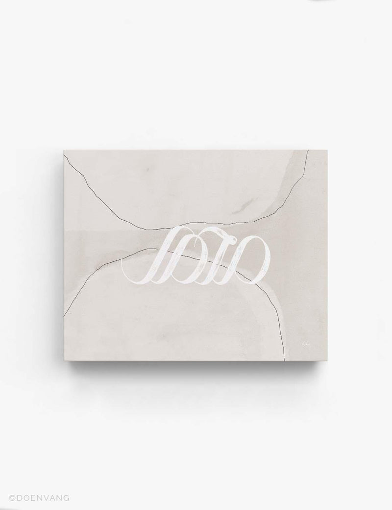 CANVAS | Handmade Muhammad Calligraphy, Horizontal, Minimalistic Abstract - Doenvang