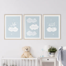 Children Cloud Combination, BLUE, Large - Doenvang