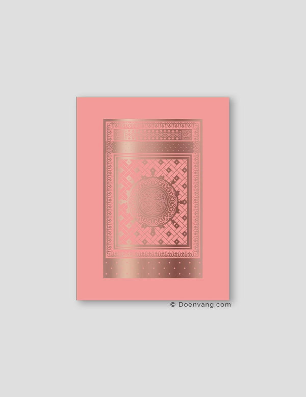 FOIL POSTER | An Nabawi Door, Rose Background - Doenvang