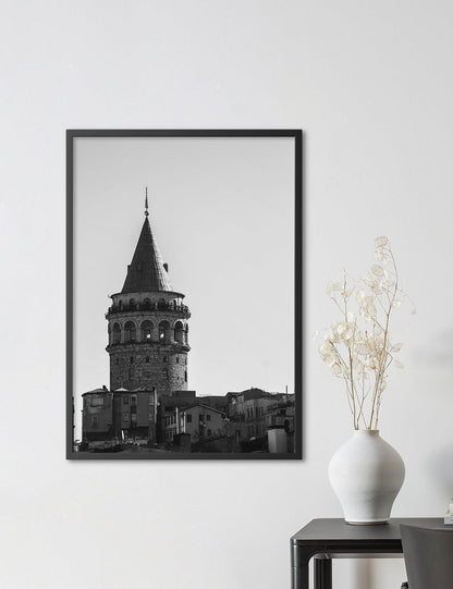 Galata Tower, Black and White - Doenvang