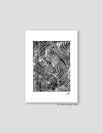 Handmade Allah Shapes | Black on White - Doenvang