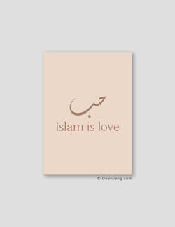 Islam Is Love Dusty Colors - Doenvang