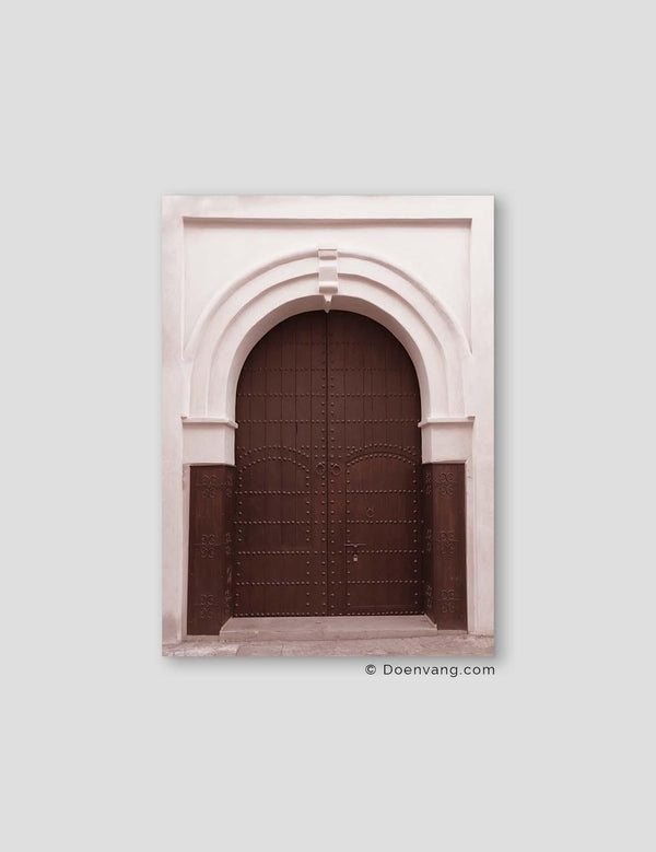 Marrakech Dark Wooden Door | Morocco 2021 - Doenvang