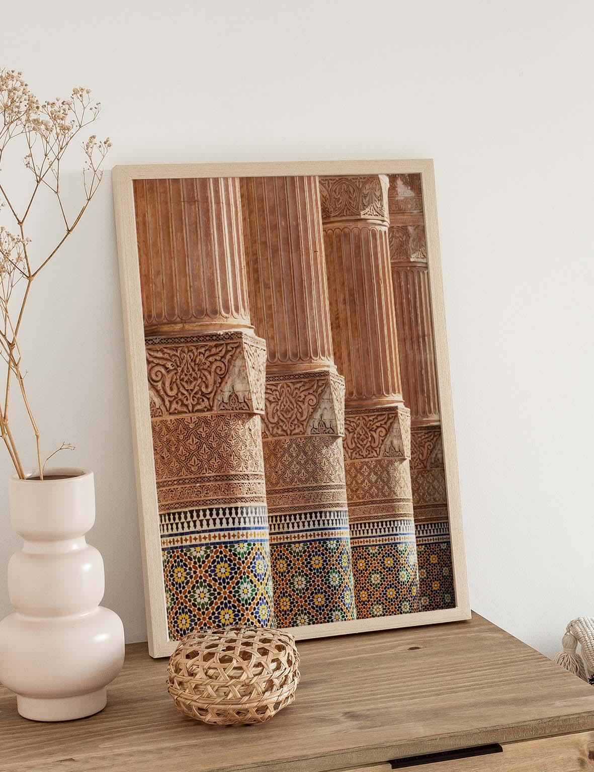 Marrakech Gardens Pillars | Morocco 2021 - Doenvang