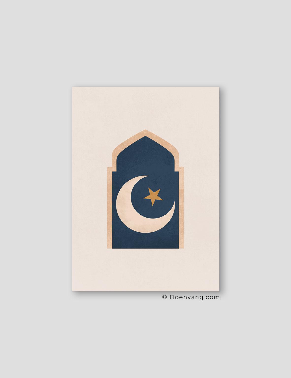 Mosque Window Moon, Vintage - Doenvang