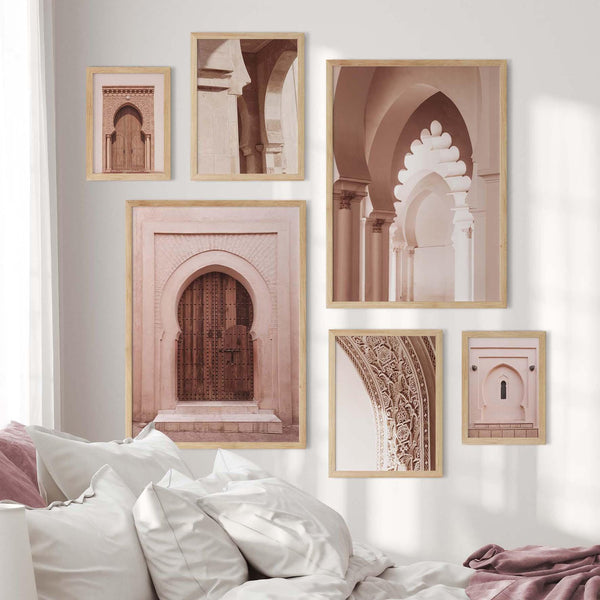 Soft Pink & Beige Morocco Combination | Various Sizes - Doenvang