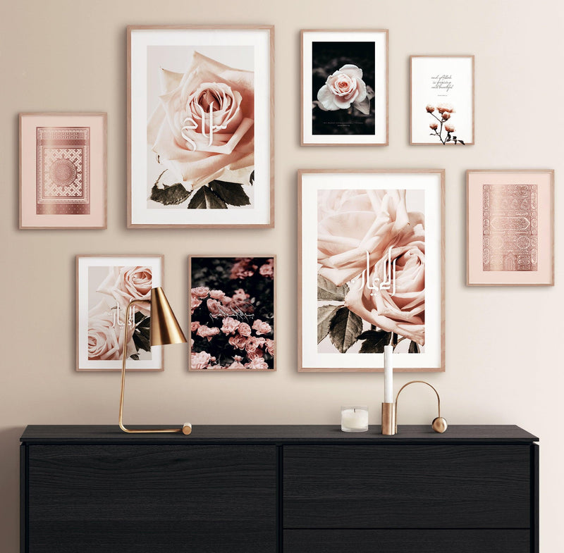 Vintage Rose Combination w/ foil prints | Various Sizes - Doenvang